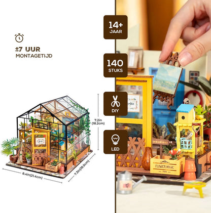 Robotime Miniatuur Cathy's Flower House