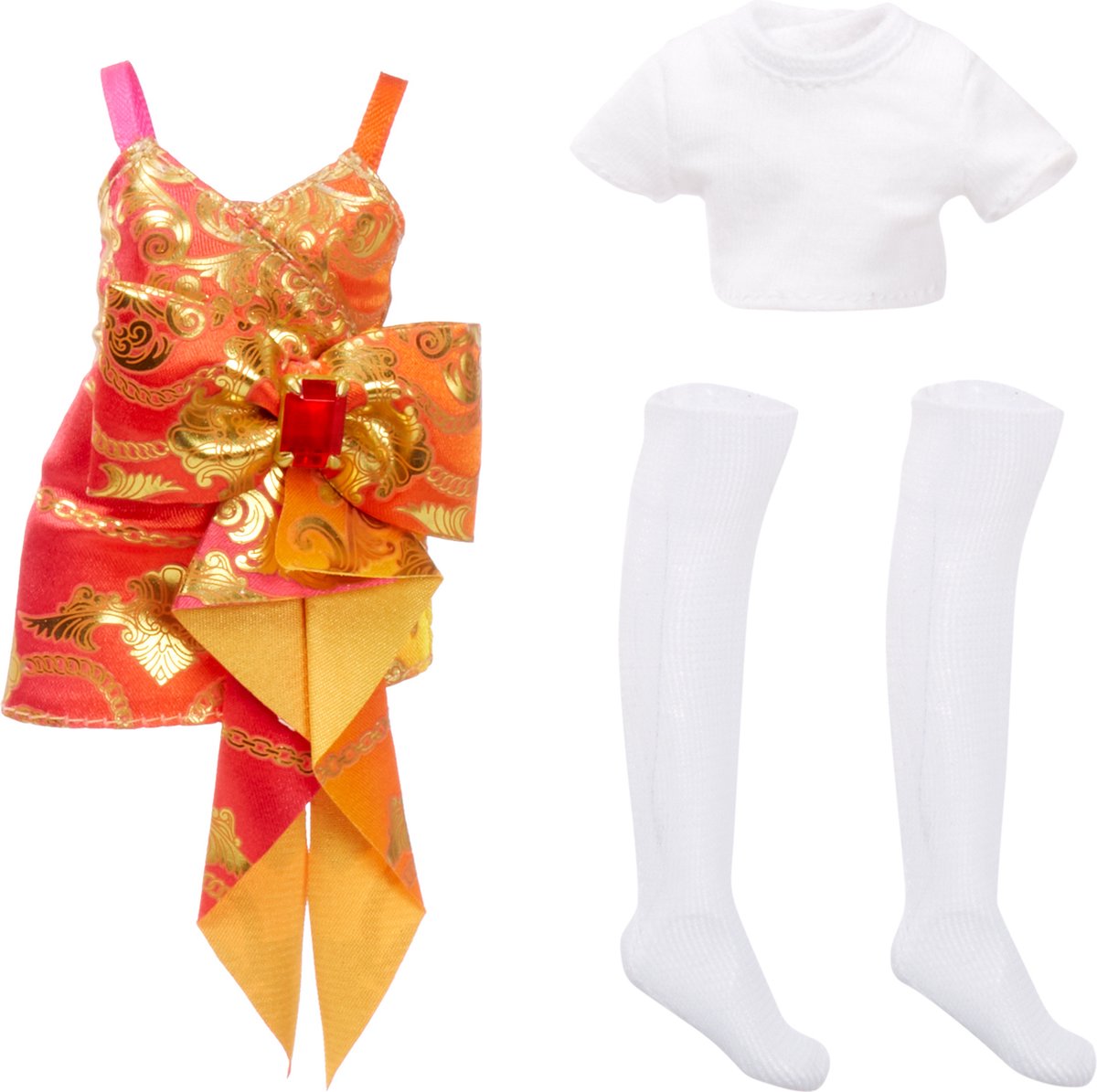 Rainbow High Junior High Special Edition Doll - 23 cm - Laurel De'Vious - Oranje - Modepop