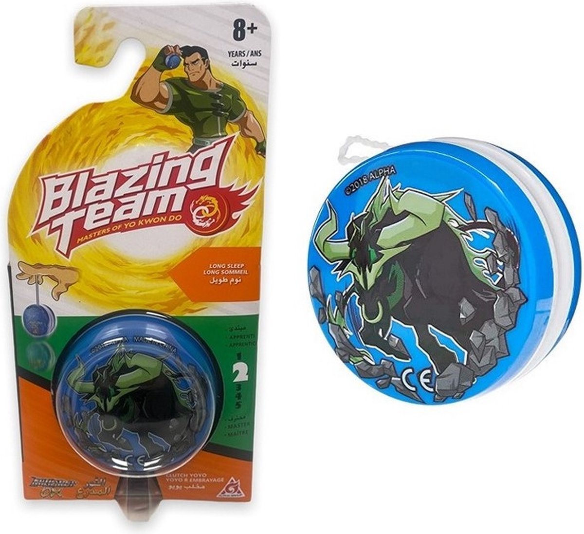 Blazing Team Yoyo Clutch - Blauw - 7 cm