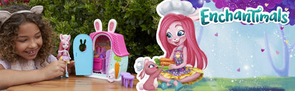 Enchantimals Speelset Bree Bunny Meisjes 15,2 Cm Roze 18-delig