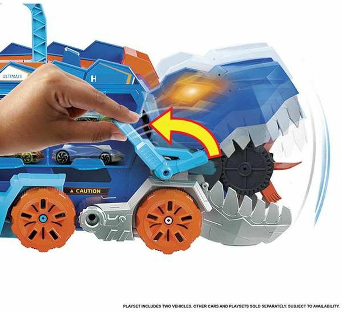 Hot Wheels - City Ultieme Dino Hauler Vrachtwagen - 1:64 - Speelgoedvoertuig