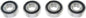 Revtec - Kogellager - Chroom staal - ABEC 3 - Rubber Dichting - 5X12X4 - MR125-2RS - 4 st