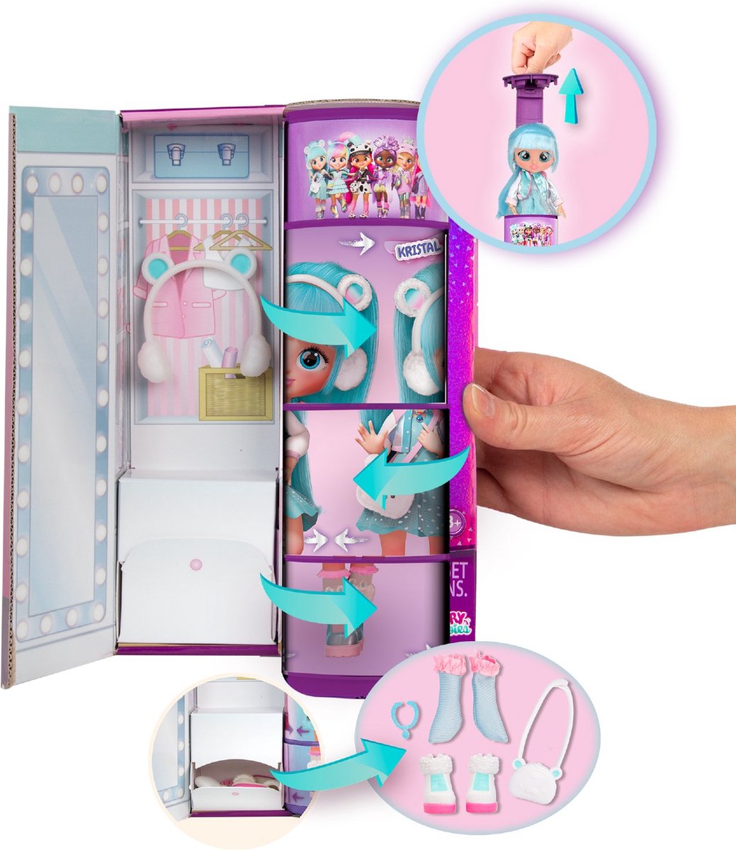Tm Toys - Pop Kristal HUILBABY'S BFF - Cry Babies BFF Best Friends Forever