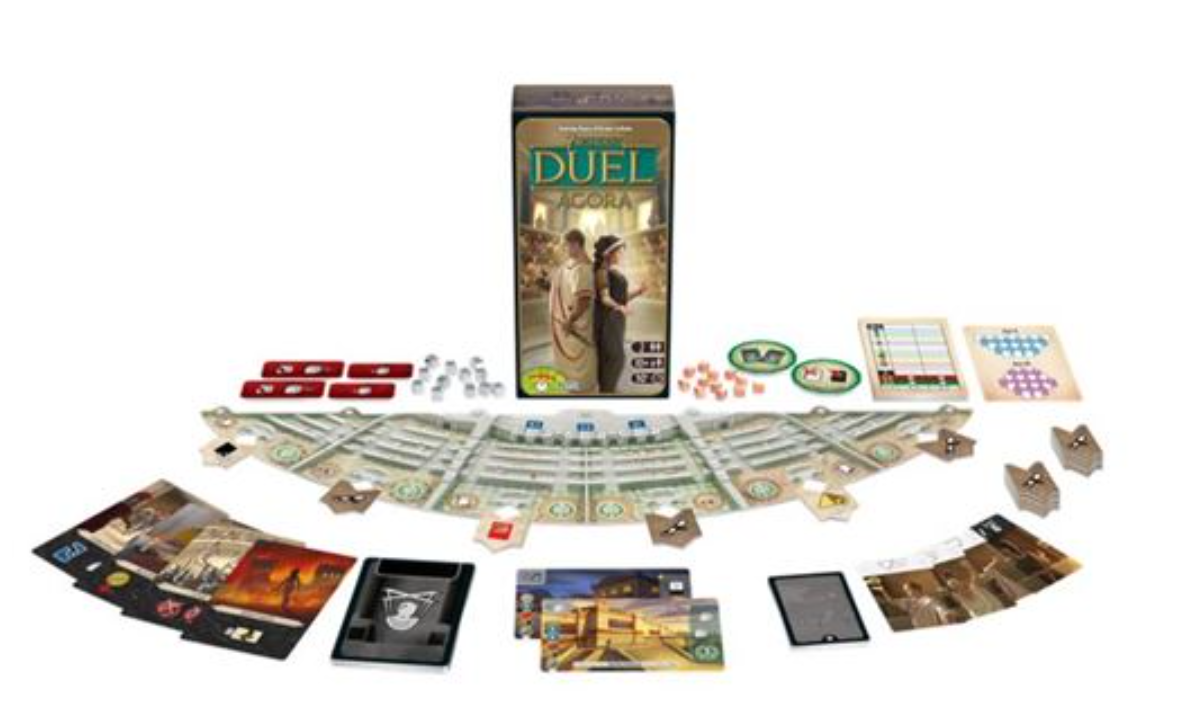 Repos Production 7 Wonders Duel Agora - Uitbreiding met senatoren en invloed