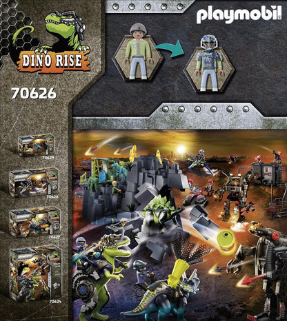 PLAYMOBIL Dino Rise Saichania: verdediging van de vechtersbazen - 70626