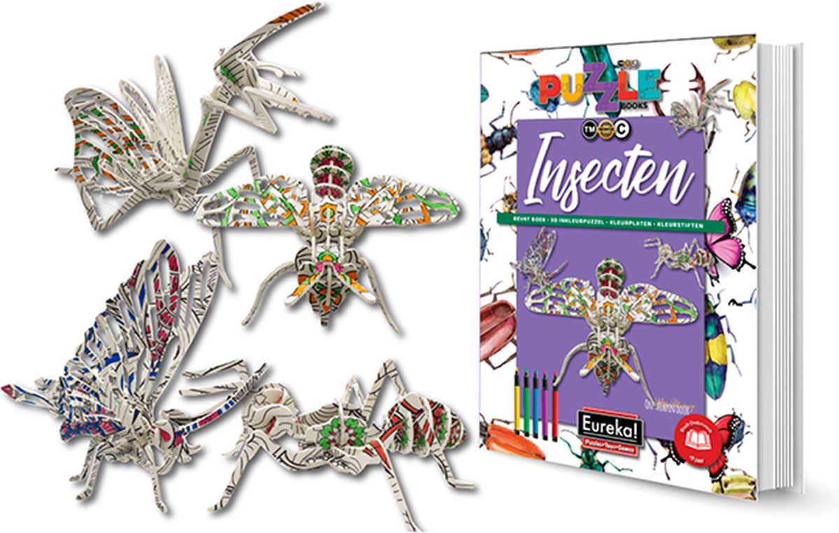 Eureka Puzzelboek Insecten