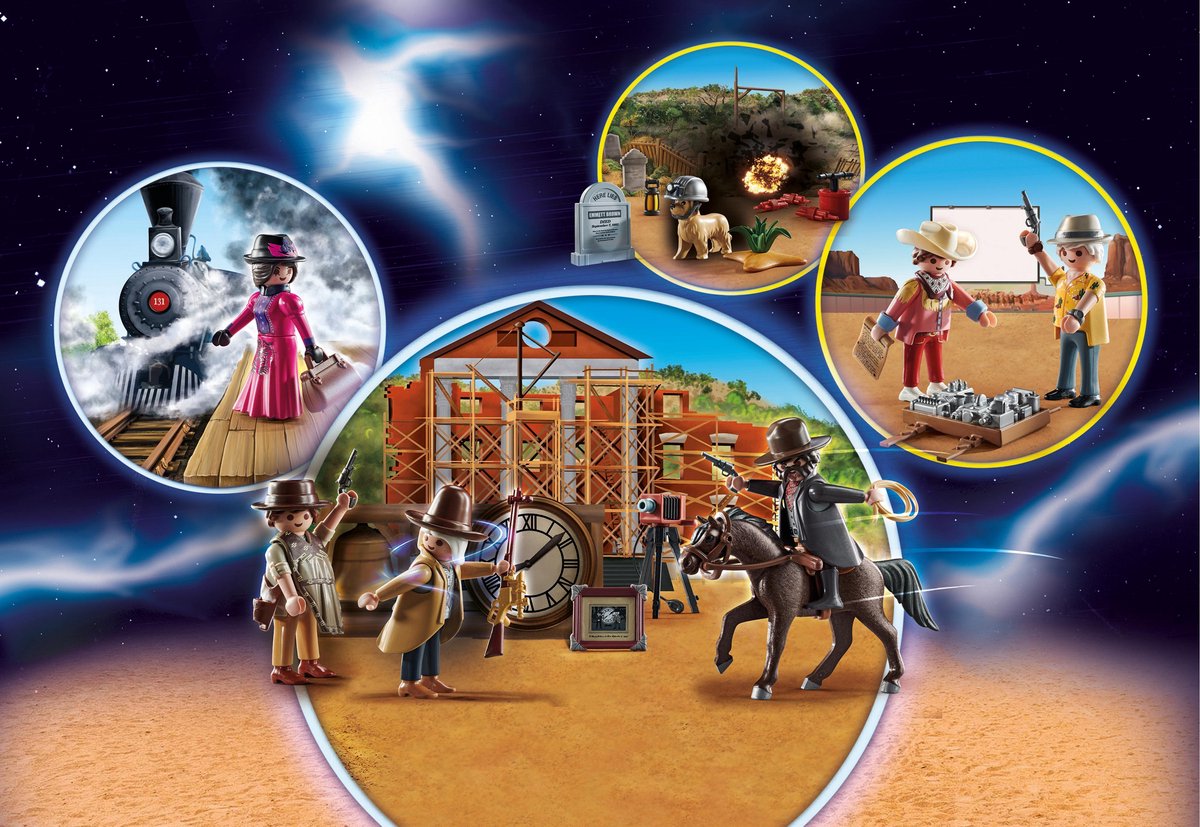 PLAYMOBIL Christmas Adventskalender 2022 "Back to the Future deel III" - 70576