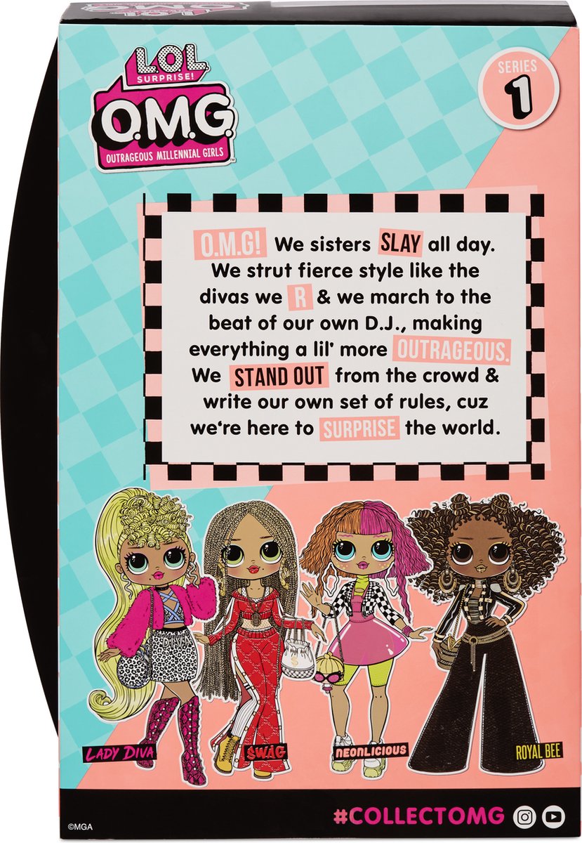 L.O.L. Surprise! OMG Serie 1 Neonlicious - Modepop