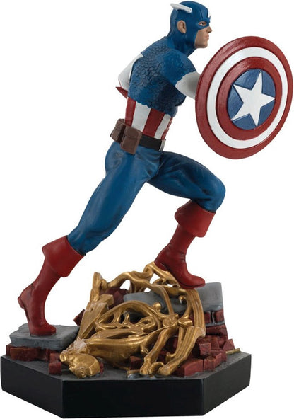 Eaglemoss Publications Ltd. Captain America Beeld/figuur Captain America 13 cm Marvel VS. Resin Statue 1/16 Multicolours