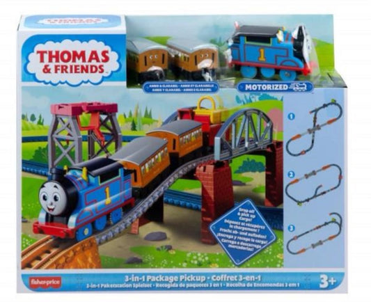 Thomas & Friends 3-in-1 Package Pickup - Gemotoriseerde trein voor kleuters
