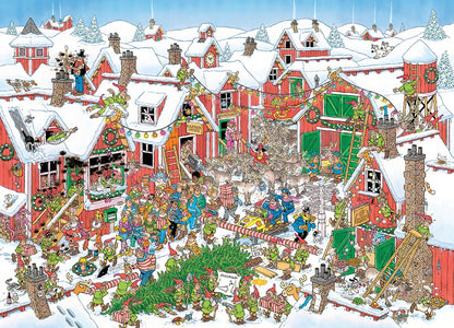 Jan van Haasteren - Het dorp van de Kerstman - 1000 stukjes - Legpuzzel