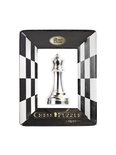 Cast Chess Puzzle - Queen - Silver
