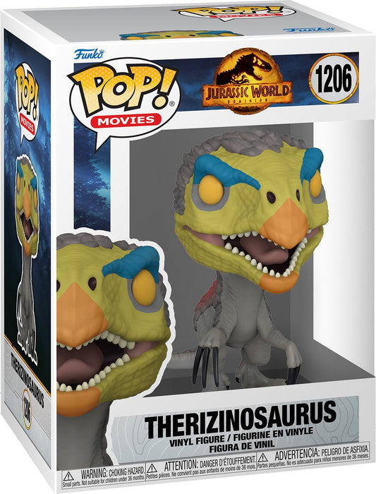 Funko Jurassic World Verzamelfiguur POP! Movies Therizinosaurus 9 cm Multicolours