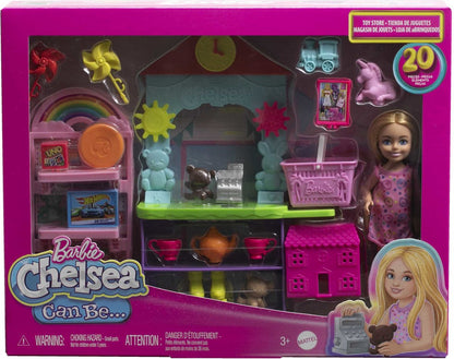 Barbie Chelsea Beroepenpop Speelgoedwinkel Speelset