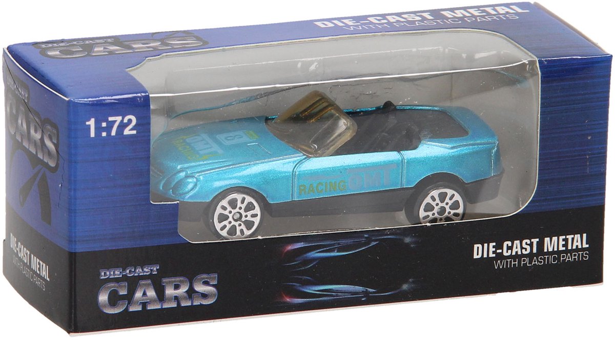 Johntoy Super Cars Die-cast Auto - Metalen speelgoedauto in verschillende kleuren
