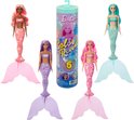 Barbie Color Reveal Zeemeerminserie - Pop en Accessoires met 6 Verrassingen