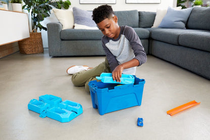 Hot Wheels Track Builder Crash stunt box Speelset