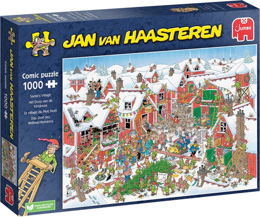 Jan van Haasteren - Het dorp van de Kerstman - 1000 stukjes - Legpuzzel