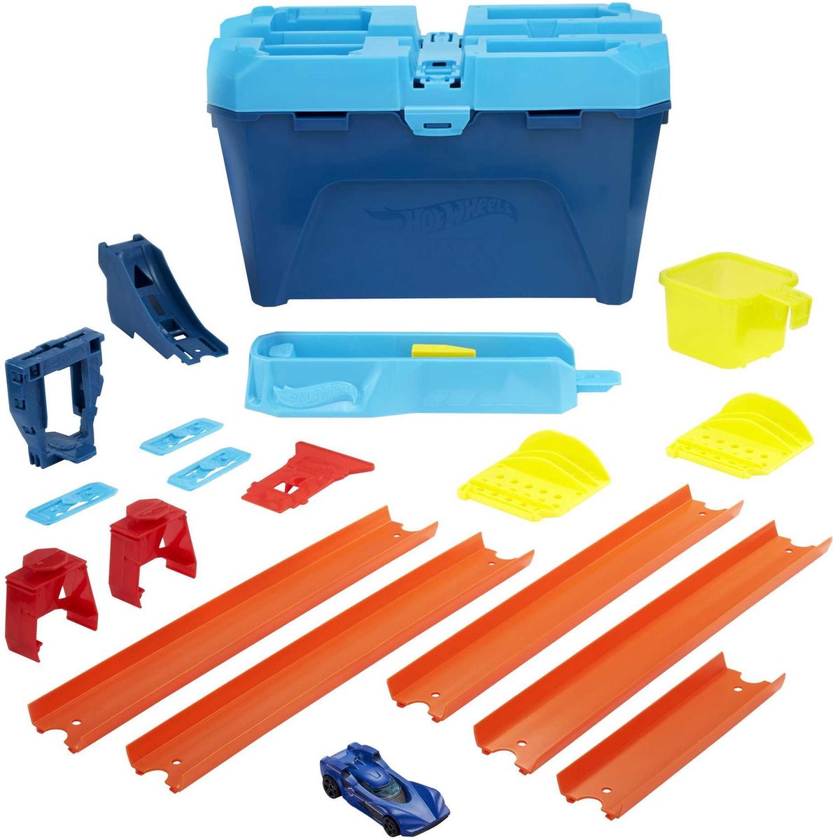 Hot Wheels Track Builder Crash stunt box Speelset