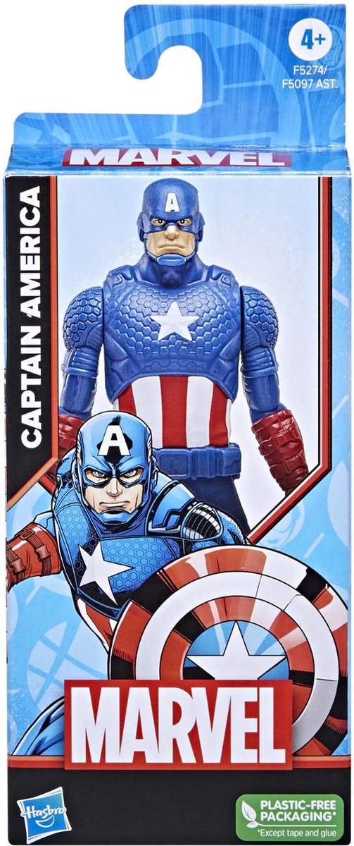 Speelgoed -Speelgoed 4 jaar -Spelfiguur -Marvel -Captain America