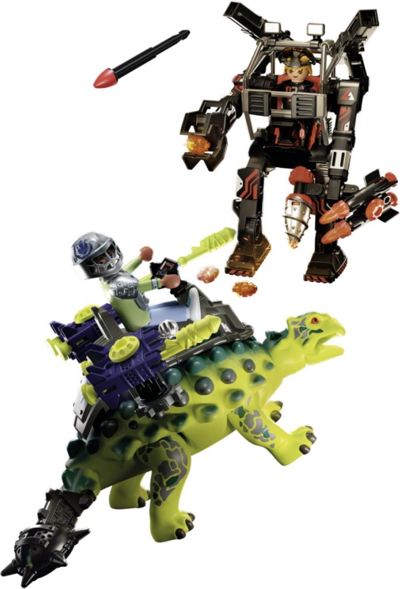 PLAYMOBIL Dino Rise Saichania: verdediging van de vechtersbazen - 70626