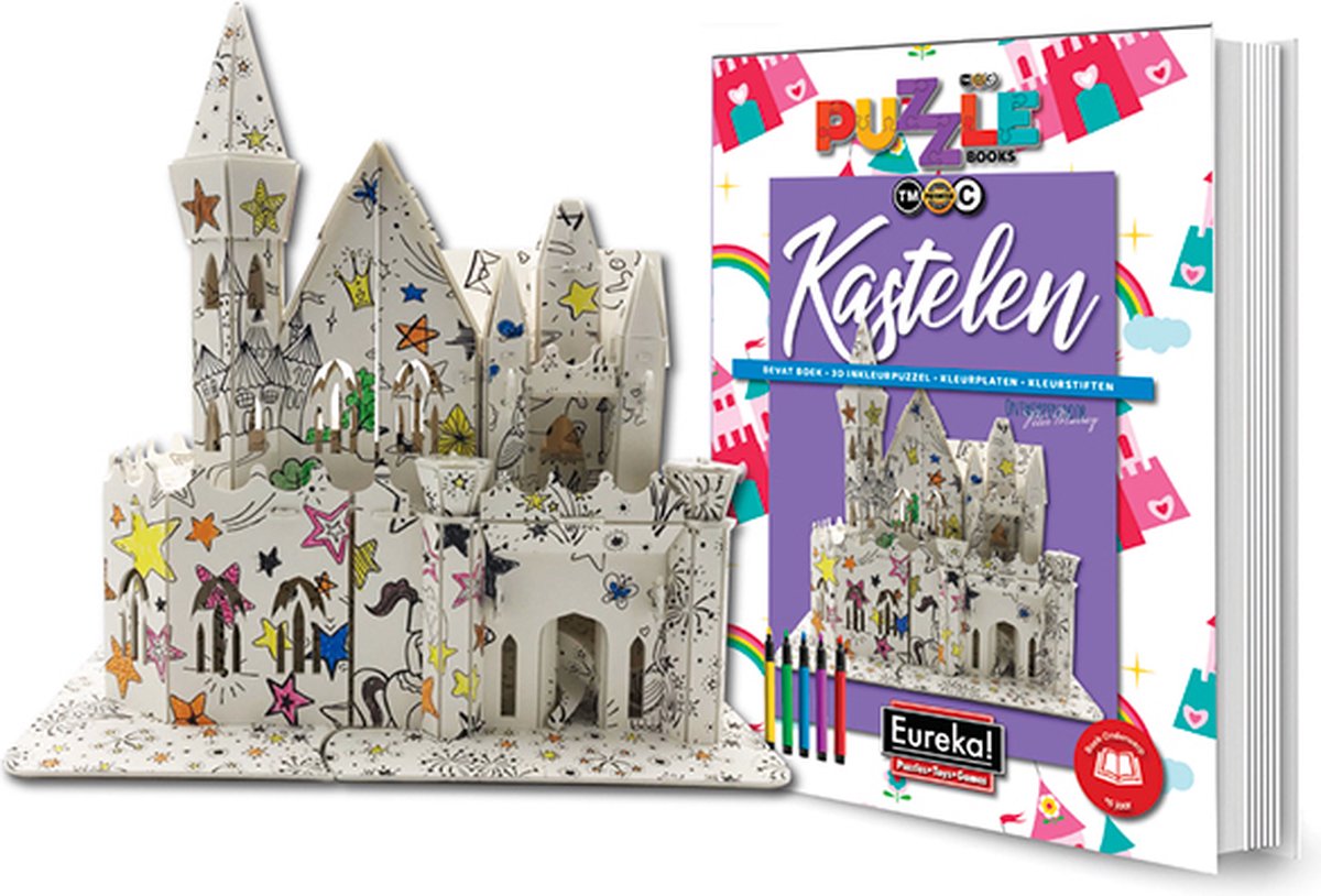 Eureka Puzzelboek Kastelen