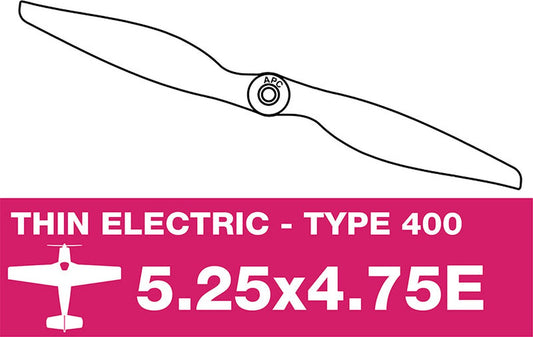 APC - Electro propeller - 400 klasse - 5.25X4.75E