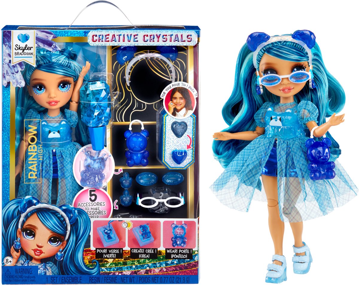 Rainbow High Creative Crystals-modepop - Skyler