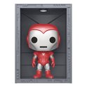 Funko Iron Man Verzamelfiguur Marvel POP! Deluxe Hall Of Armor Iron Man Model 8 Silver Centurion PX Exclusive