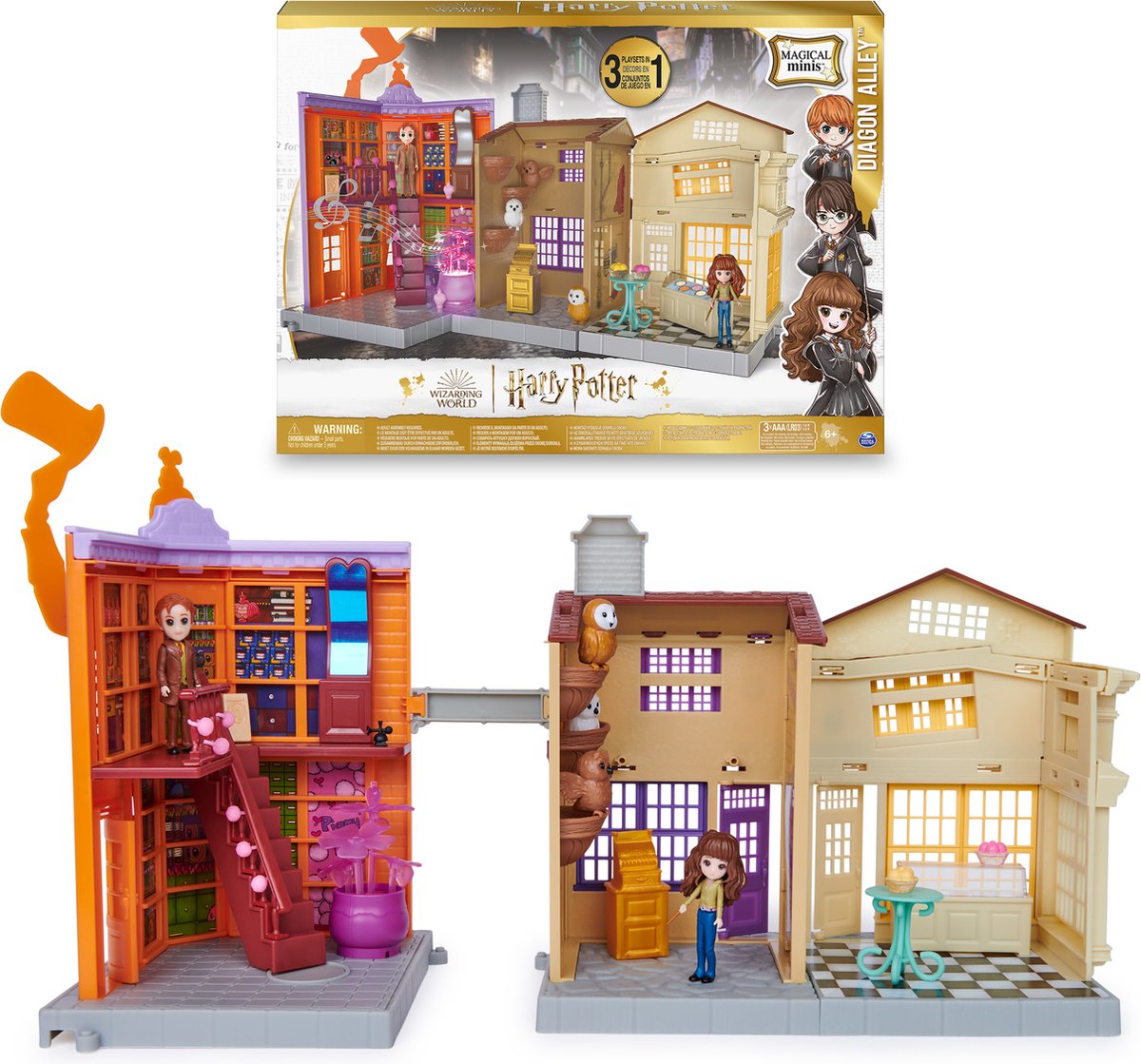 Harry Potter Magical Minis Wegisweg - 3-in-1 Speelfigurenset met licht & geluid