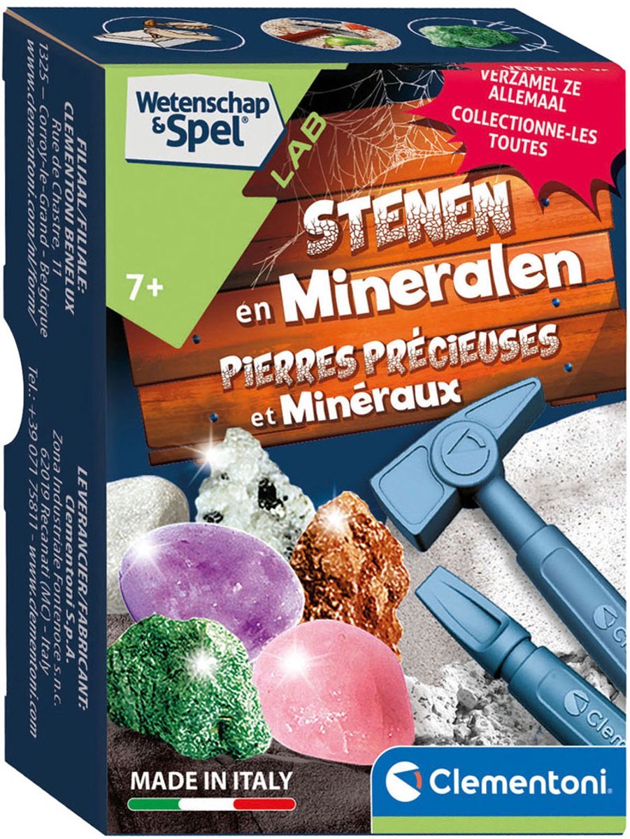 Stenen en mineralen zoeken als een echte avonturier / geoloog - hakken met een hamer