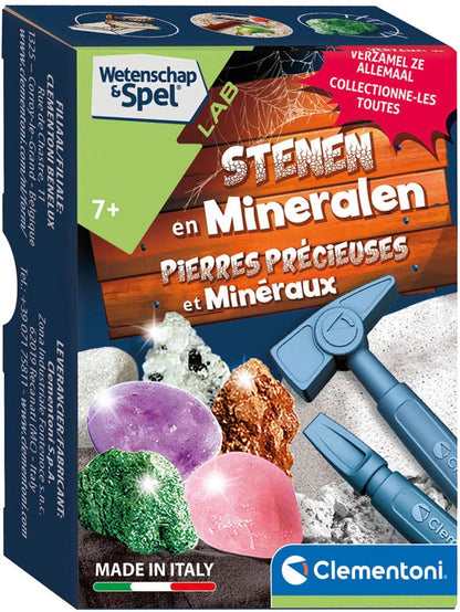 Stenen en mineralen zoeken als een echte avonturier / geoloog - hakken met een hamer