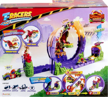 NAVO Magic Box Racers Dragon Loop Track - Speelset met voertuig - 3+ jaar