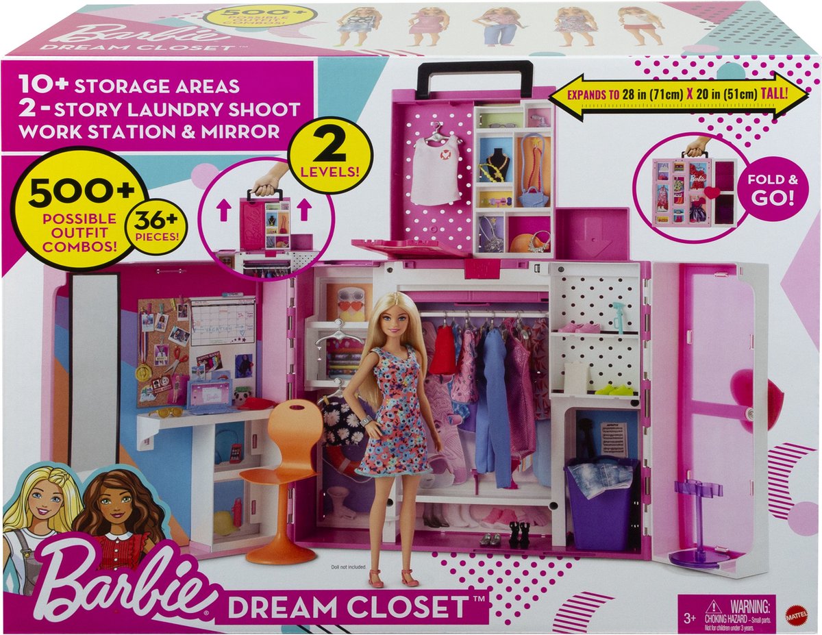 Barbie Super Kledingkast - Barbie kleertjes