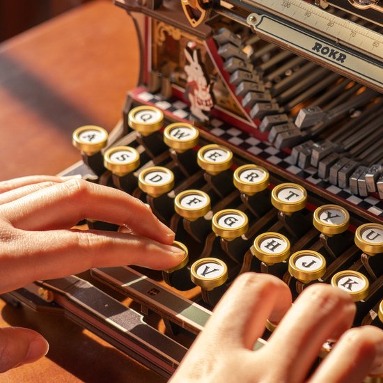Mechanical Typewriter (magic version) - LK703C - ROKR Mechanical Gears Series - Typemachine