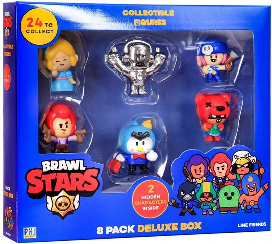 Brawl Stars Figuren - Verzamelfiguren 8-pack met 2 verborgen karakters
