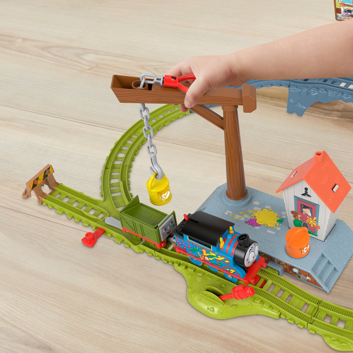 Fisher-Price Thomas de Stoomlocomotief Verfleveringsset