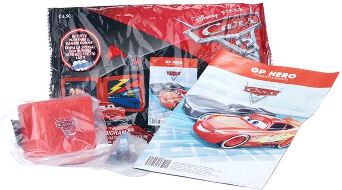 BLINDBAG DISNEY CARS PIT STOP BOX ASSORTI 17X27CM