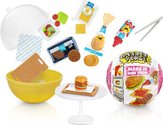 Miniverse Make It Mini Foods - Diner Series 3A - Knutselset
