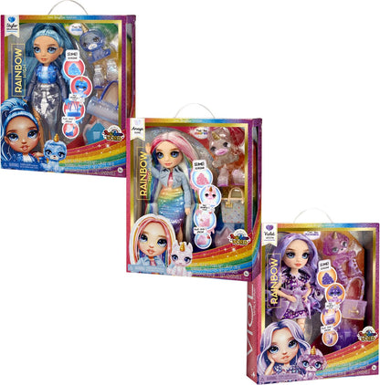 Rainbow High Klassieke Modepop - Verrassingsitem - Met slijmset en diertje