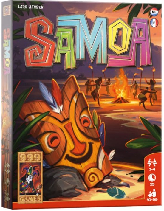 999 Games - Samoa - Kaartspel - bevat spelregels in NL, EN en FR