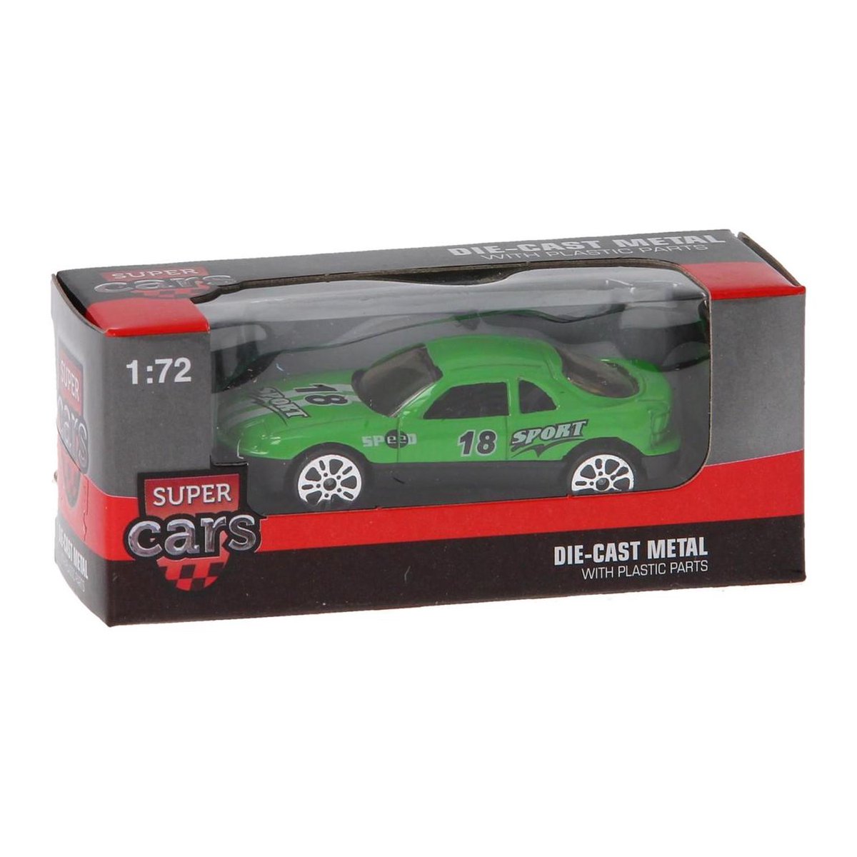 Johntoy Super Cars Die-cast Auto - Metalen speelgoedauto in verschillende kleuren