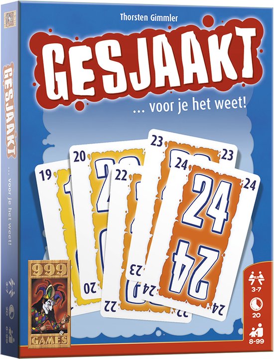 999 Games - Gesjaakt - Kaartspel