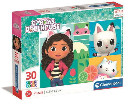 Clementoni - Puzzel - 30 Stukjes - Gabby's Dollhouse
