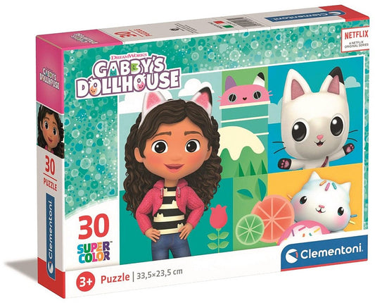 Clementoni - Puzzel - 30 Stukjes - Gabby's Dollhouse