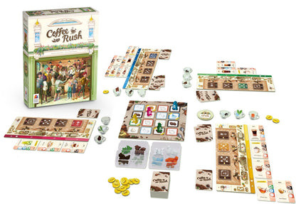 Korea Board Games - Coffee Rush - Nederlandstalig Bordspel - Geschikt voor 2-4 Spelers