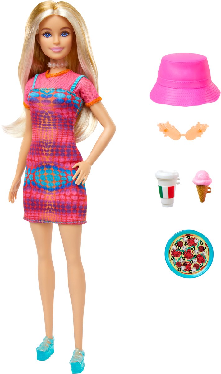Barbie Reispoppetje Italië Roze