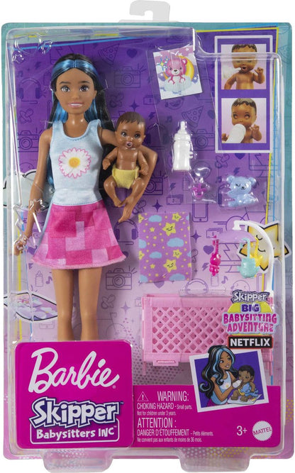 Barbie Skipper Babysitters Inc. Poppen en Speelset