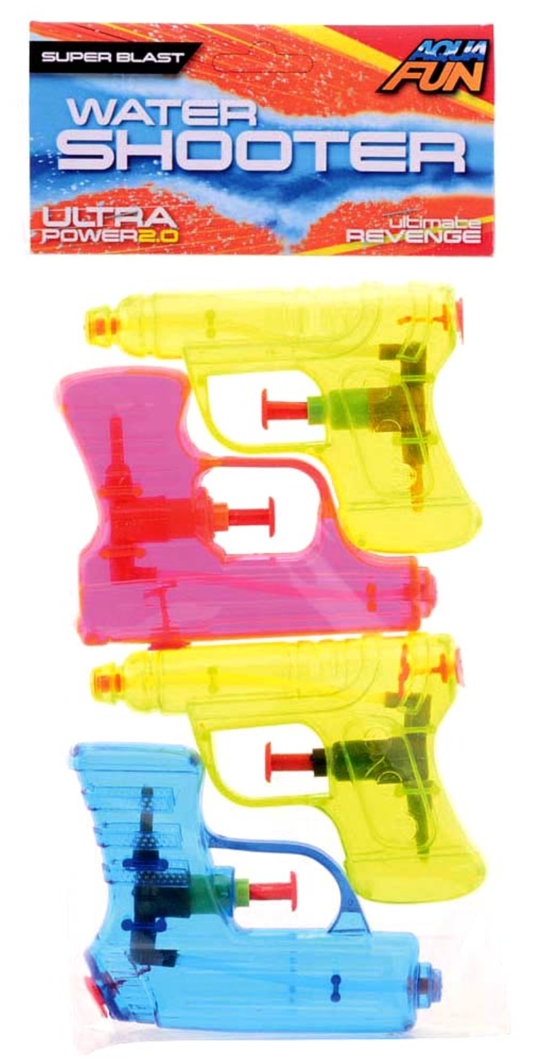 Waterpistool/waterpistolen 4-pack 11 cm