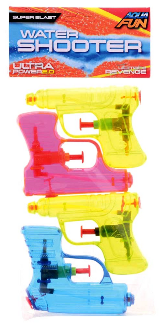 Waterpistool/waterpistolen 4-pack 11 cm
